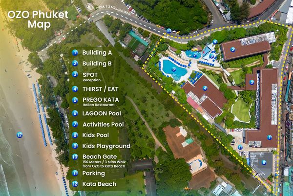 Resort Map - ОЗО Пхукет